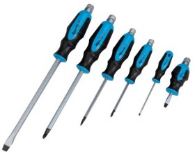 S12068 Hex Bolster Screwdriver Set, 6 Piece